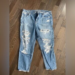 Classic Blue Denim Jeans AMERICAN EAGLE 90s slim boyfriend